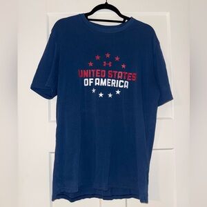 Under Armour Men's Navy USA Graphic Tee